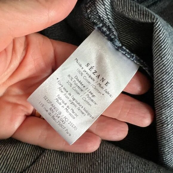 Sezane Dan Trousers in Indigo - Picture 9 of 9